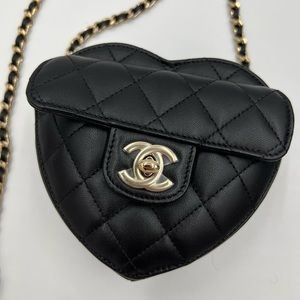 Brand New Chanel Small Heart Bag